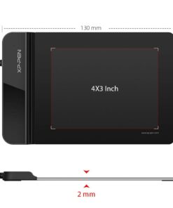 Alternative view of Drawing Tablet XPPen G430S OSU, Graphic Drawing Tablet with 8192 Levels Pressure Battery-Free Stylus, 4 x 3 inch Ultrathin, for OSU Game, Online Teaching Compatible with Window/Mac Black