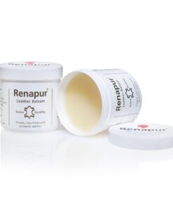 Renapur Leather Balsam, Natural Conditioner, Protector and Restorer — for Leather Furniture, footwear, Purses & Bags, Car interiors & Bikes, Saddlery & Tack. (6.7 fl oz + Applicator Sponge) 27 51UDuCQ6KwL