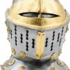 Deco 89 Armor Helmet European Bascinet Golden Knight Helmet