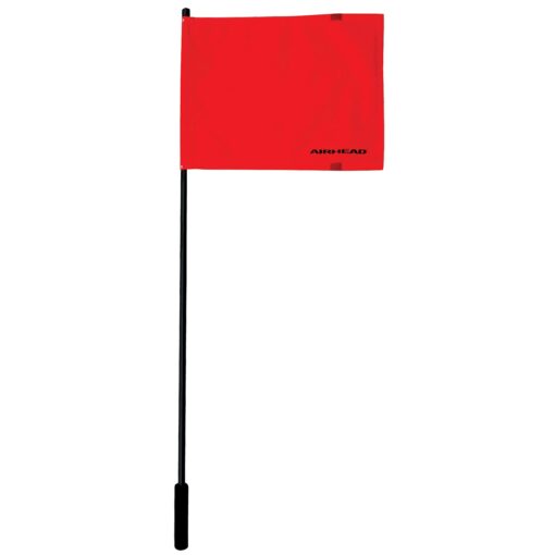 Airhead Deluxe Watersports Red Flag (4 ft) - Premium Watersports Safety Accessory - Enhanced Visibility and Safety for Water Skiing Watersports Flag 4'