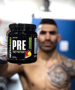 NutraBio PRE Workout Powder - Sustained Energy, Mental Focus, Endurance - Clinically Dosed Formula - Beta Alanine, Creatine, Caffeine, Electrolytes - 20 Servings - Raspberry Lemonade 12 51USPrqrmAL