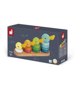 Janod Zigolos Duck Family Stacking Toy – Ages 1+ - J08212 18 51UTUiVklIL