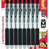 Pentel Wow! Gel Retractable Gel Pen, 0.7mm, Black Ink, 8 Pack (K437BP8A) 23 51UTeTMVveL