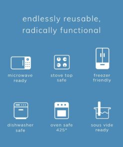 Alternative view of Stasher Reusable Silicone Storage Bag, Food Storage Container, Microwave and Dishwasher Safe, Leak-free, Snack, Aqua