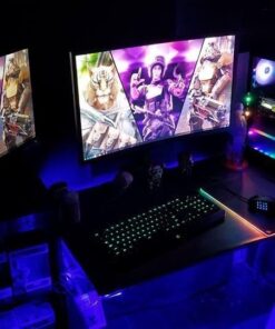 SUPERNIGHT LED Strip Light, 2835 SMD RGB Multi-Color Changing Lights, 16.4ft 300 LEDs Rope with IR Remote Controller, 12V Power Supply for Bedroom, TV-Back Lighting, Halloween, Christmas 2835RGB 24Keys 56 51Ue0CTQmaL