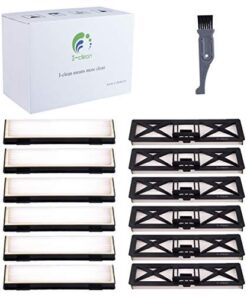 I-clean Replacement Neato Filter,Replacement Parts for All Neato Botvac,Neato Botvac D & Connected Series D7 D8 D9 D80 D5 D3 D85 ,With A Free Cleaning Brush 12PCS