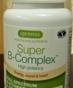 Super B-Complex – Methylated Sustained Release Clean Label B Complex With Methylfolate, Boosted B12 Methylcobalamin, Vegan, Lab Verified, 60 Small Tablets, by Igennus Unflavored 60 Count (Pack of 1) 36 51UhLZSwOjL