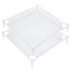 STORAGE MANIAC Sweater Drying Rack, Mesh Clothes Drying Rack, Stackable Laundry Drying Rack, Lay Flat Dryer for Delicates, Portable Dry Rack for Indoor or Outdoor, White, 2-Pack 42 51UhcQH4cL
