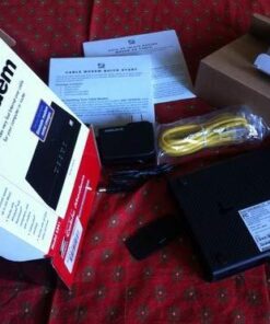 ZOOM TELEPHONICS DOCSIS 3.0 5341-00-00J 343Mbps Cable Modem 32 51UiV0IE9PL