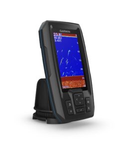 Alternative view of Garmin Striker 4cv with Transducer, 4" GPS Fishfinder with CHIRP Traditional and ClearVu Scanning Sonar Transducer and Built In Quickdraw Contours Mapping Software