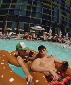 Swimline Giant Pretzel Swim Fun Inflatable Floating Seat, 1-Pack 37 51Uk522 muL