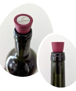 Rabbit W6121 Bottle Stoppers, Set of 4, Multicolor Bottle Stopper 26 51Uku9gvQrL