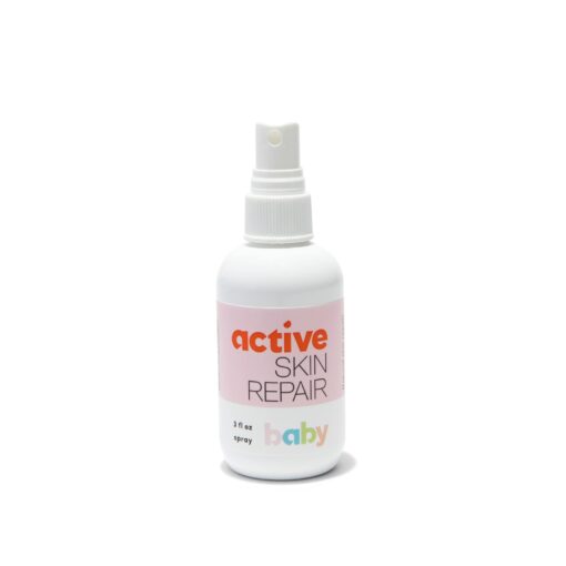 Active Skin Repair Natural, Non-Toxic, No Sting Baby Spray First Aid Safe For Use on Diaper Rash, Baby Acne, Eczema, Cuts, Wounds, Scrapes, and Other Skin Irritations (3 oz. Spray)