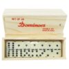 Premium Set of 28 Double Six Dominoes with Wood Case, Brown, 28 Piece (12-2408) 38 51UqgWX0SVL