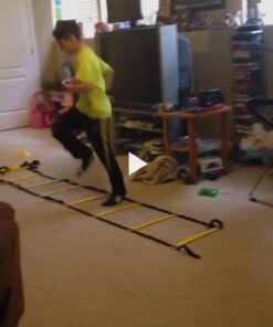 Trained Agility Ladder 20ft, 2 Agility Drills eBook & Carry Case Yellow 23 51UrnKqE3L