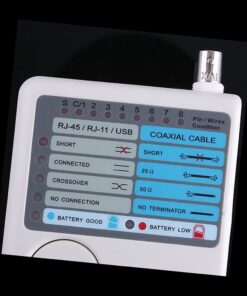 Docooler 4-in-1 Remote RJ11 RJ45 USB BNC LAN Network Phone Cable Tester Meter 10 51UwpOgwJaL