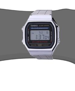 Casio Collection Unisex Adults Watch A168WA SILVER 22 51UzmGZ2FpL