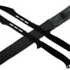 Tactical Master 27" Twin Tactical Machete 2 Pcs Set, Ninja Sword, Full Tang Katana Twin Sword. for Collection, Gift, Camping, Outdoor Sports Black 45 51UzoJMt09L