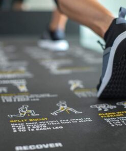 SKLZ Sport Performance Exercise Mat with Self-Guided Exercise Illustrations Black, 6 x 2-Feet x 1/4-Inch 11 51V4uAK1BLL