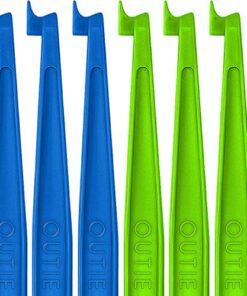 Outie Tool | Clear Aligner Invisible Braces Removal Tool | Retainer Remover | Patented Design | Pack of 7 (1 Count), Sky Blue/Neon 7 Count (Pack of 1) Sky Blue / Neon 14 51V5MJBtxNL