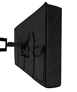 KHOMO GEAR Outdoor TV Cover - Panther Series - Universal Weatherproof Protector for 40-42 Inch TV - Fits Most Mounts & Brackets 40'' - 42'' Black 14 51V60mPIVL