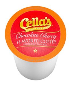 Cella's Chocolate Cherry Flavored Coffee, Compatible With 2.0 Keurig K Cup Brewers, 40 Count (Pack of 1) 18 51V8E2huUAL