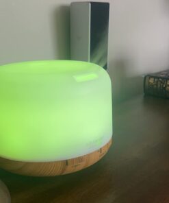 ASAKUKI Smart Wi-Fi Essential Oil Diffuser, App and Voice Control Compatible with Alexa, 500ml Aromatherapy Humidifier for Relaxing Atmosphere in Home Office Bedroom Gold 30 51VAIPMgUjL