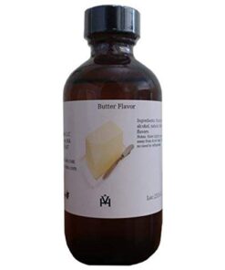 OliveNation Natural Butter Flavor Extract, Rich Buttery Flavoring for Baked Goods, Beverages, Sugar Free, PG Free, Non-GMO, Gluten Free, Kosher - 4 ounces