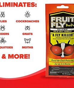 Fruit Fly BarPro – 4 Month Protection Against Flies, Cockroaches, Mosquitos & Other Pests. Fly Traps for Indoors. Better Than a Fly Trap. Better Than Fly Traps Outdoor. Better Than Mosquito Zapper 10 Pack 11 51VG7yLrxyL