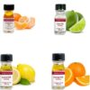 LorAnn SS 4 pack Citrus Flavor Mix ( tangerine Oil, Lime Oil, Lemon Oil. Orange Oil) - 1 dram bottle (.0125 fl oz - 3.7ml) Bottles 51 51VGf30J2PL