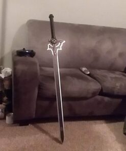 Sword Art Online SAO Medium Carbon Steel with Sheath-Kirito Elucidator, Asuna, Kirigaya (Kirito Elucidator Version 2) 41 51VOw2vBF3L