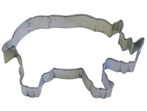 R&M Rhino 4.75" Cookie Cutter in Durable, Economical, Tinplated Steel 1 Silver