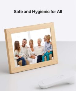 iHealth No-Touch Forehead Thermometer, Infrared Digital Thermometer for Adults and Kids, Touchless Baby Thermometer, 3 Ultra-Sensitive Sensors, Large LED Digits, Quiet Vibration Feedback, Non Contact White 33 51VQOpX6TiL