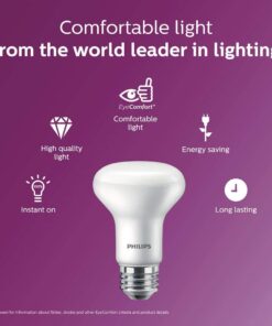 Philips 456995 45W Equivalent Soft White R20 Dimmable with Warm Glow Light Effect LED Light Bulb 4 Pack 4 51VX1fmqBKL