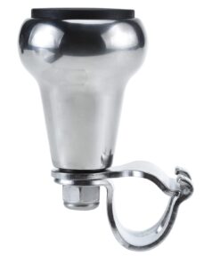 Amarine Made Aisi 316 Stainless Steel Marine Sport Boat Steering Wheel Knob with Plastic Cap, Maneuvering Knob - L 20 51VbWBxBWtL