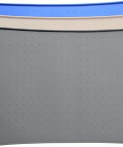 Alternative view of PetFusion Small Waterproof Dog & Cat Food Mat (18x12"). FDA Grade Silicone [superior hygiene, non-toxic, multiple sizes] string, Gray Small (18x12x.3") Grey