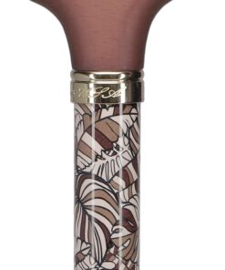 Bahama Leaf Adjustable Derby Walking Cane with Engraved Collar 14 51Vh3HHz6HL