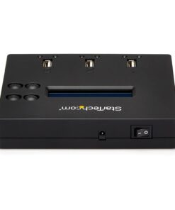 StarTech.com Standalone 1 to 2 USB Flash Drive Duplicator / Cloner / Eraser, Multiple USB Thumb Drive Copier / Sanitizer, System File / Sector-by-Sector Copy, 1.5 GB/min, 3-Pass Erase, LCD (USBDUP12) "1:2" 13 51Viy6nU9XL