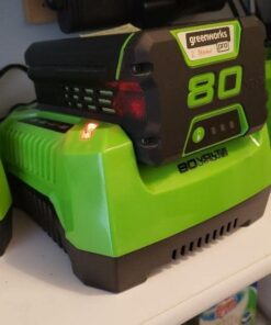 Greenworks 80V (125 MPH / 500 CFM / 75+ Compatible Tools) Cordless Axial Leaf Blower, 2.0Ah Battery and Charger Included Blower (2.0Ah) 26 51VlZWhDZL