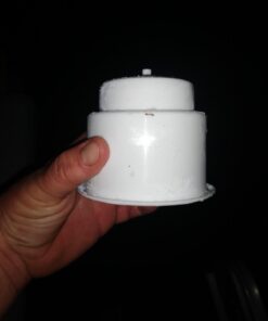 Amarine Made Recessed Drop in Plastic Cup Drink Can Holder with Drain for Boat Car Marine Rv (White) (5) 24 51VmgvY0smL