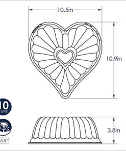 Nordic Ware Elegant Heart Bundt Pan 29 51Vxy18hKaL