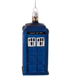 Kurt Adler 4.25-Inch Doctor Who Tardis Glass Figural Ornament 26 51W1i6QWChL