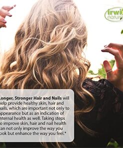 Irwin Naturals Longer, Stronger Hair and Nails - Promotes Vibrant Shine Texture & Strength - 120 Liquid Softgels 120 Count (Pack of 1) 7 51W63E2MgsL 2