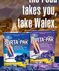 Porta-Pak Holding Tank Deodorizer Drop-Ins by Walex, Controls Unpleasant Odors Even at Extreme Temperatures, Commercial Strength, Fresh Fragrance, Made In The USA, 10 Treatments 10 Count (Pack of 1) 20 51W6AKKHirS