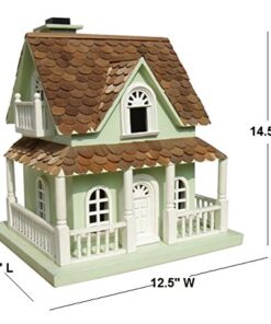 Alternative view of Home Bazaar Hand-made Hobbit House Mint Green Bird House - Big Bird House - Home Decor