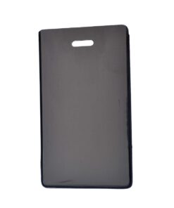 Alternative view of 5 Pack - Slim and Sturdy Flexible Backpack & Airline Luggage ID Bag Tags - Business Card Holders - with Secure Plastic Worm Loop Straps by Specialist ID Black