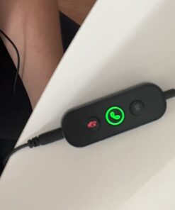 NUROUM Wired Headset, Single-Ear (Mono) Headphones with Noise Canceling Microphone, On Ear Computer Headset with in-line Control, USB/Type-C, PC Headset for Home Office Online Class Skype Zoom Single-Ear(USB Control) 20 51WCvyM4lhL