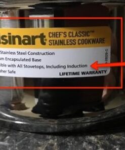 Cuisinart 1 Quart Saucepan w/Cover, Chef's Classic Stainless Steel Cookware Collection, 719-14 21 51WPJGWMDgL