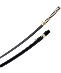 siwode Katana Handmade Full Tang Sharp, Alloy Golden Dragon Tsuba Japanese Samurai Sword High Carbon Steel 1060, 40-Inch Golden-No-BoHi 32 51WPpQZm4yL