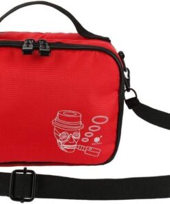 Empty Multi-Functional Carrying case with Non Slip Elastic Bands for Storing RDA RTA Tank and Mod Batteries and Coil Tools and Liquid Bottles(Red) Red 18 51WWzh1BJuL